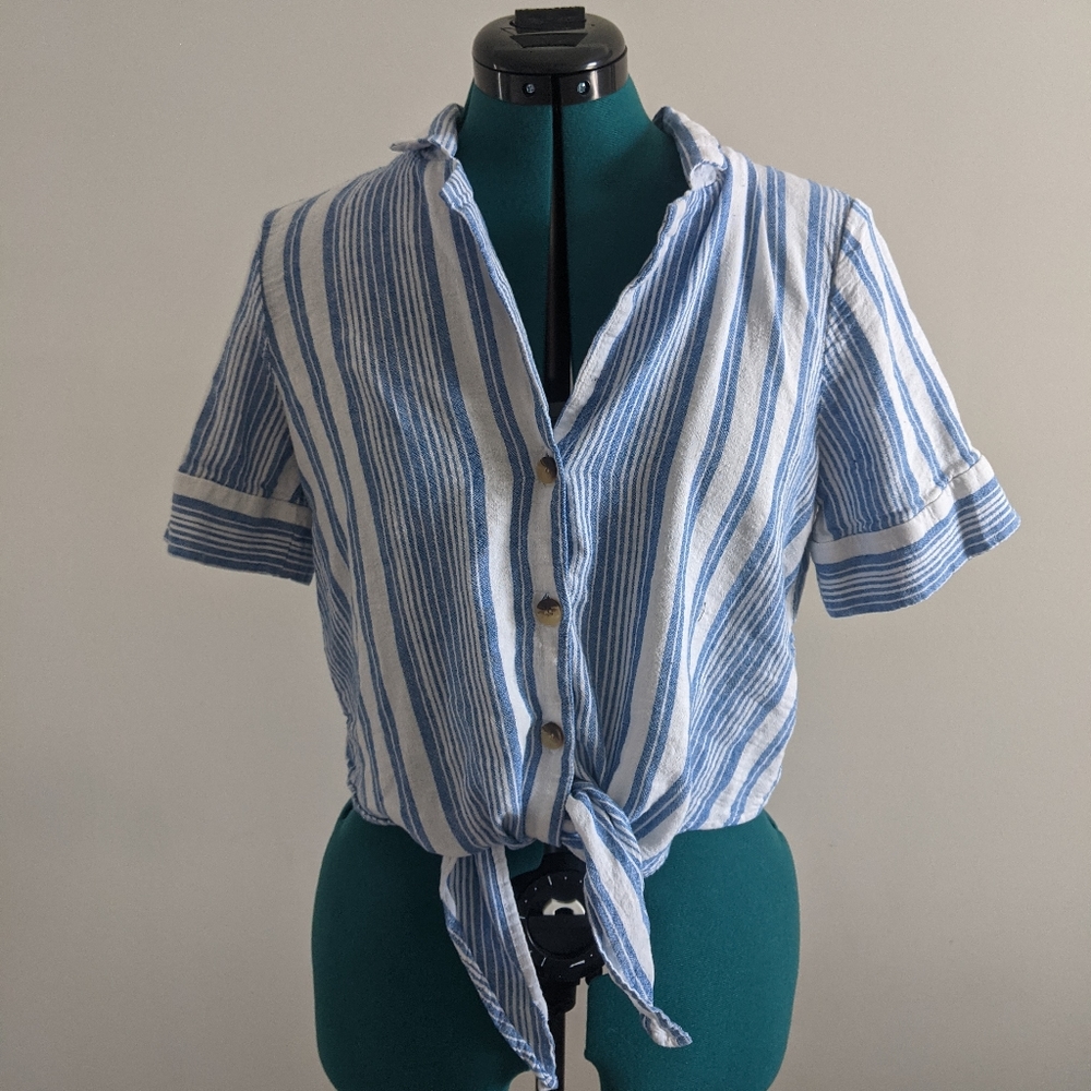 H&M Striped Cotton Shirt